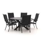Bellagio Lugo/Lodola ø 150cm dining tuinset 6-delig stapelbaar