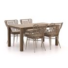 Intenso Busso/ROUGH-S 160cm dining tuinset 5-delig