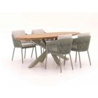 Hartman Sevilla/San Sebastian 200cm dining tuinset 5-delig