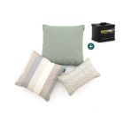 Sierkussen set Modern Graphic Green