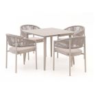 Bellagio Panaro/Sora 90cm dining tuinset 5-delig stapelbaar