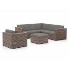 ROUGH-C hoek loungeset 5-delig 6-zits