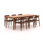 Bellagio Balba/Bruca 220cm dining tuinset 7-delig stapelbaar