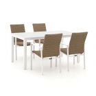 Manifesto Villongo/Menzano 160cm dining tuinset 5-delig stapelbaar