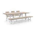Manifesto Rivola/Bresimo 260cm dining tuinset met bank 5-delig