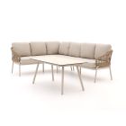 Bellagio Pinerolo dining loungeset 3-delig links