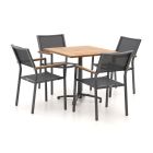 Bellagio Roma/Canzo 80cm dining tuinset 5-delig stapelbaar