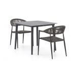 Manifesto Belpasso/Sora 90cm dining tuinset 3-delig stapelbaar
