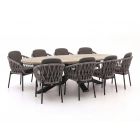 Bellagio Cupello/ROUGH-Y Ellips 280cm dining tuinset 9-delig