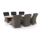 Intenso Milano/ROUGH-Y Ellips 280cm dining-lounge tuinset 7-delig