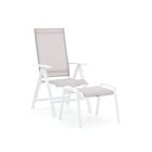 Bellagio Avenza standenstoel met Stresa voetenbank