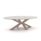 Bellagio Induno Ellips low dining tuintafel 240x120cm