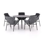 Manifesto Novara/Sora ø 127cm dining tuinset 6-delig