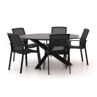 Bellagio Dranera/Lodola ø 150cm dining tuinset 6-delig stapelbaar