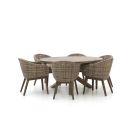 Intenso Venaco/ROUGH-Y ø150cm dining tuinset 7-delig