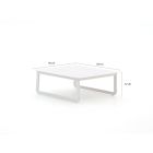 Bellagio Bertinoro lounge tuintafel 85x85x32cm