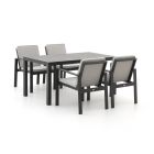 Bellagio Vezzano/Menzano 160cm dining tuinset 5-delig