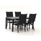 Bellagio Lugo/Fidenza 160cm dining tuinset 5-delig stapelbaar