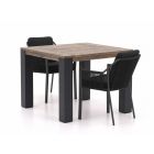Tierra Outdoor Liv/ROUGH-X 100cm dining tuinset 3-delig stapelbaar