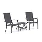 Bellagio Lugo/Pronto balkonset 3-delig stapelbaar