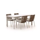 Bellagio Caronia/Sestino 160cm dining tuinset 5-delig stapelbaar