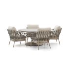 Tierra Outdoor Natal/Moreno  ø 150cm low dining tuinset 5-delig