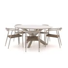 Manifesto Cavone/Lodola ø 150cm dining tuinset 6-delig stapelbaar