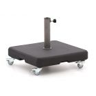 Parasolvoet 60kg (incl. wielen)