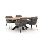 Bellagio Mineo/Induno deens Ovaal 180cm dining tuinset 5-delig
