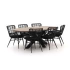 Intenso Asti/Rough-Y Ellips 240cm dining tuinset 7-delig