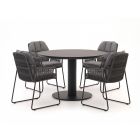 Tierra Outdoor Rivera/La Fonte ø120cm dining tuinset 5-delig