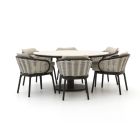 Apple Bee Pine Key/Melville ø 160cm dining tuinset 7-delig