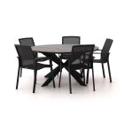 Bellagio Dranera/Fidenza ø149cm dining tuinset 6-delig stapelbaar