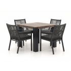 Manifesto Rivola/ROUGH-X 100cm dining tuinset 5-delig