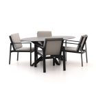 Bellagio Vezzano/Furato ellips 200cm dining tuinset 5-delig