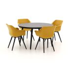 Hartman Sophie Studio ø128cm dining tuinset 5-delig