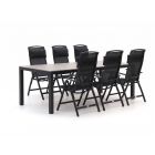 Forza Capri/Fidenza 220cm dining tuinset 7-delig verstelbaar