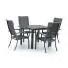 Bellagio Lugo/Fidenza 90cm dining tuinset 5-delig stapelbaar