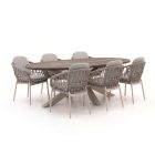 Bellagio Cupello/ROUGH-Y Ellips 240cm dining tuinset 7-delig
