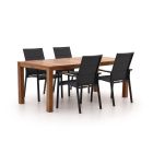 Bellagio Albinea/Oxford 200cm dining tuinset 5-delig stapelbaar