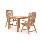 Sunyard Veronica/Liverpool 90cm dining tuinset 3-delig verstelbaar