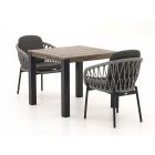 Bellagio Cupello/ROUGH-S 90cm dining tuinset 3-delig