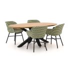 Hartman Delphine/Stephanie 200cm dining tuinset 5-delig