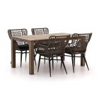 Intenso Busso/ROUGH-S 160cm dining tuinset 5-delig