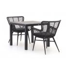 Intenso Asti/Fidenza 90cm dining tuinset 3-delig