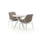Manifesto Novara/Sora ø90cm dining tuinset 3-delig