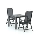 R&S Design Capri/Fidenza 90cm dining tuinset 3-delig verstelbaar