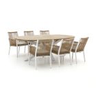 Manifesto Rivola/ROUGH-Y Ellips 240cm dining tuinset 7-delig