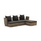 ROUGH-B chaise longue loungeset 4-delig
