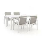 Bellagio Vezzano/Menzano 160cm dining tuinset 5-delig
